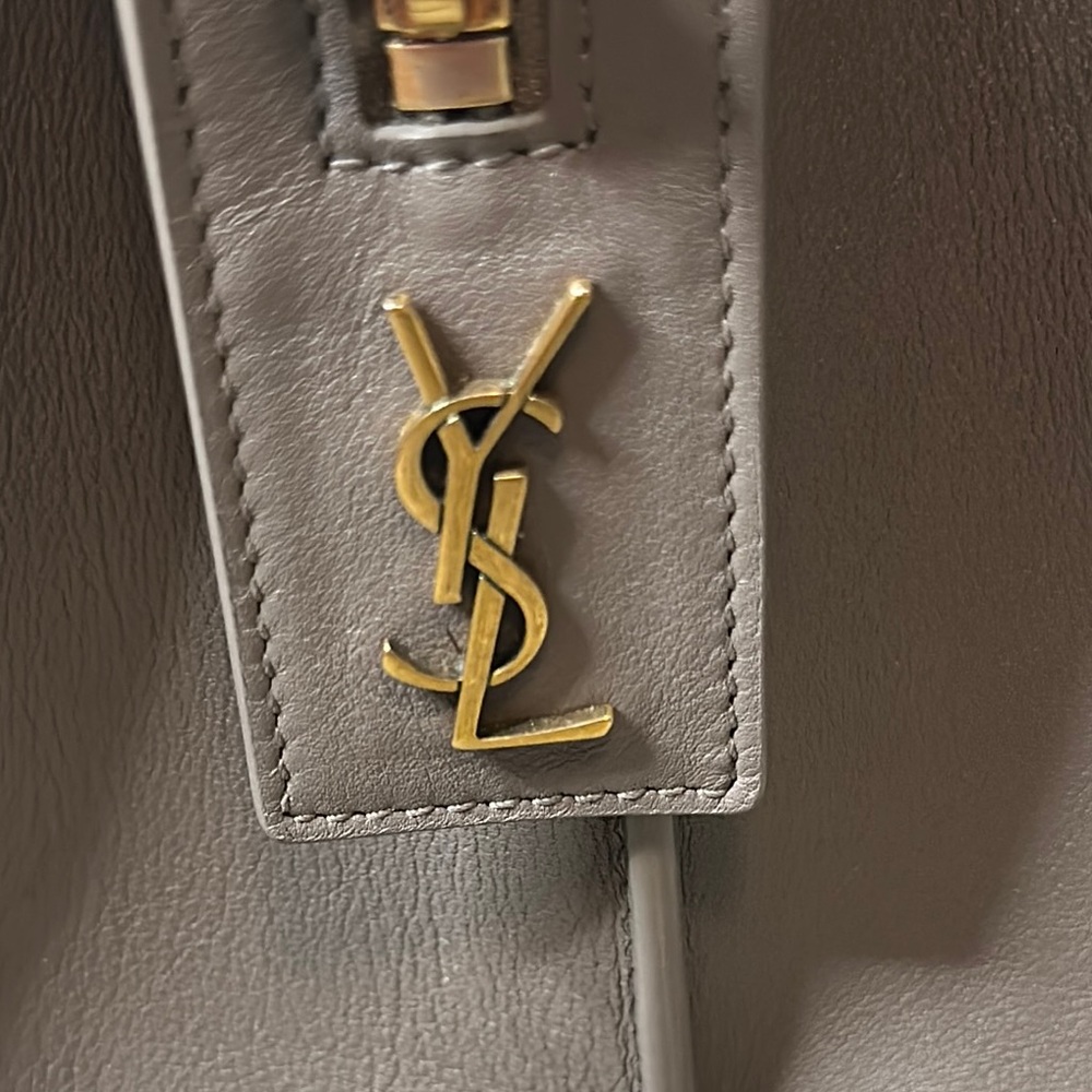 Yves Saint Laurent Gray Satchel Bag - Picture 15 of 16